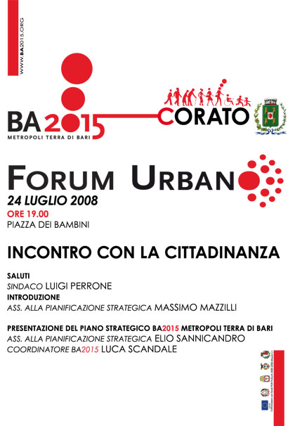 Forum Urbano 24 luglio 2008 Piazza dei Bambini