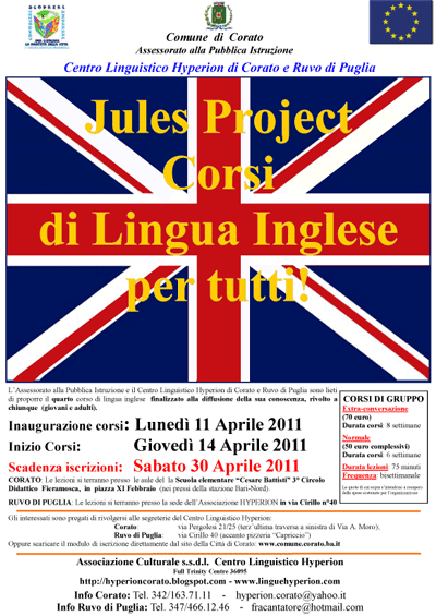 Corso di  lingua inglese